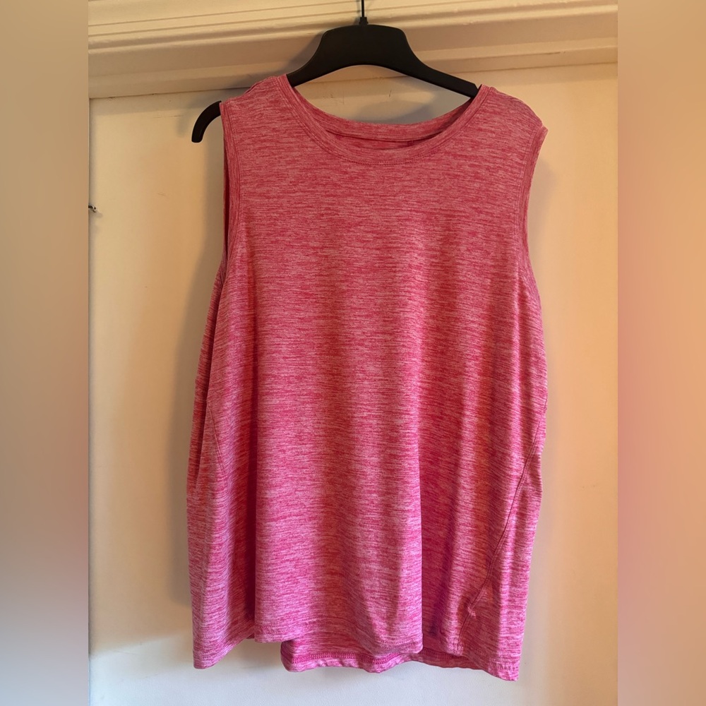 Danskin Heathered Pink Tank Top